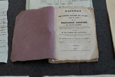 Rapport de MM Ginezy, Baudry et Julien dans la cause de la compagnie anonyme du plan d’Aren (1844)